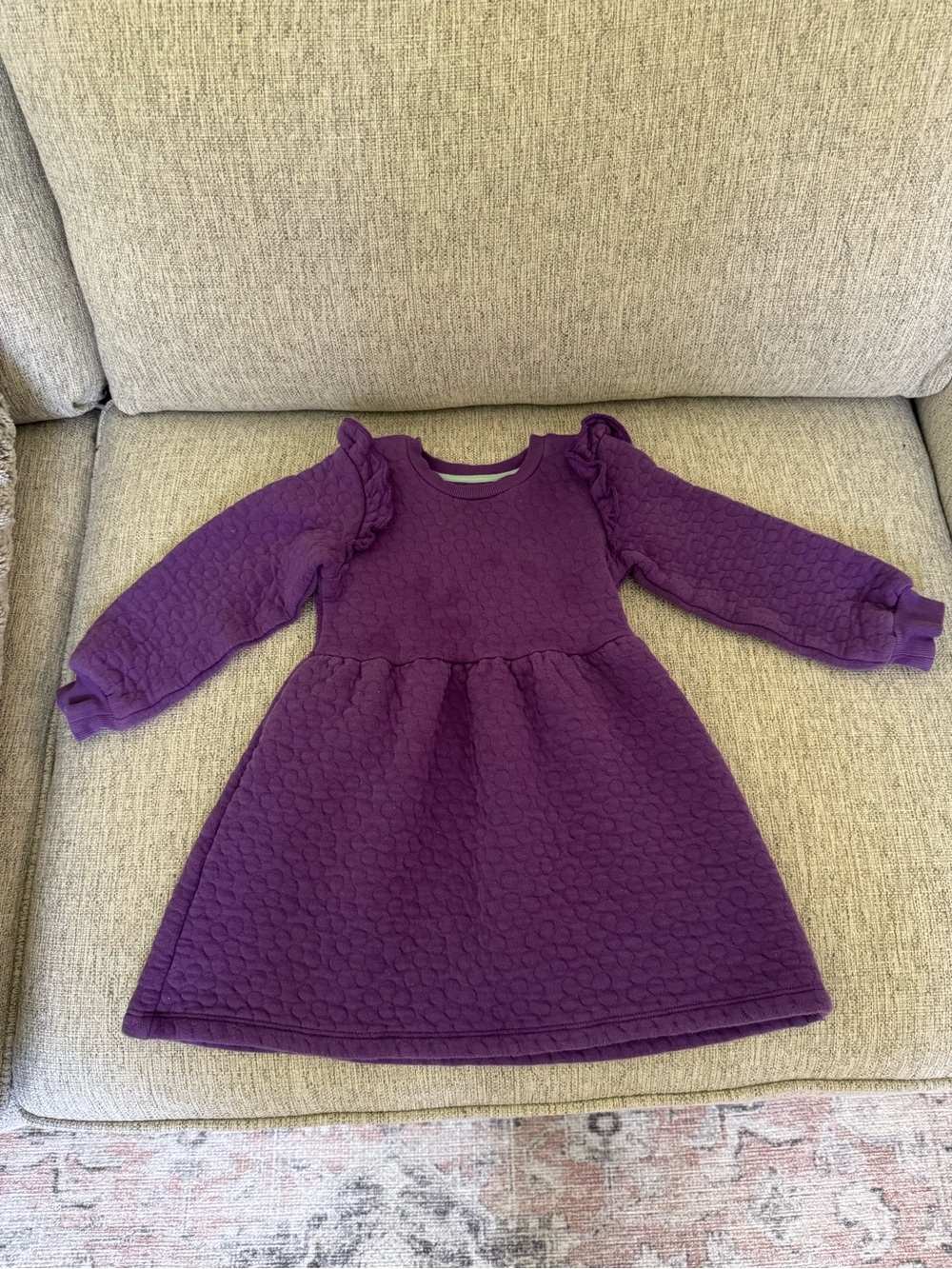 Mini Biden sweatshirt dress purple size 3-4t